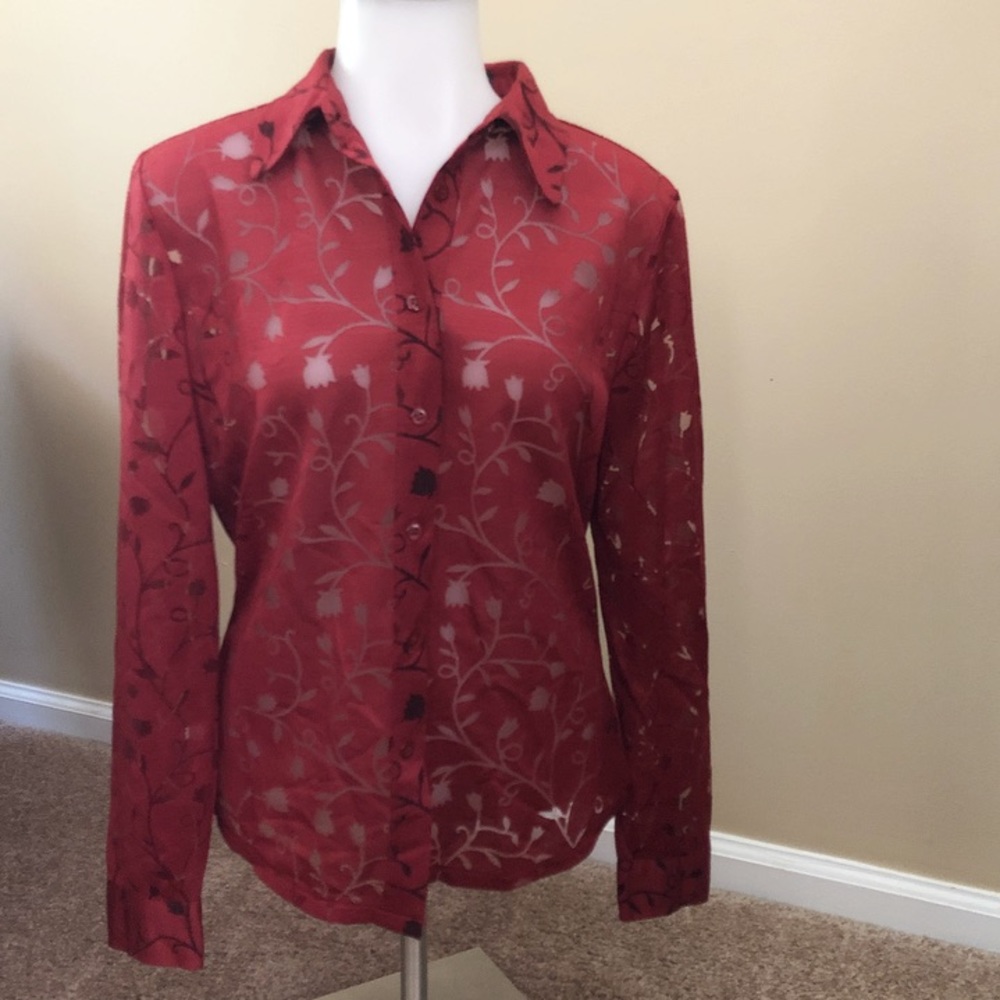 Red Dress Shirt